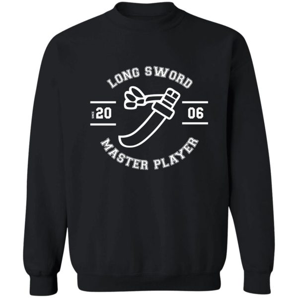 long sword - master player sweatshirt