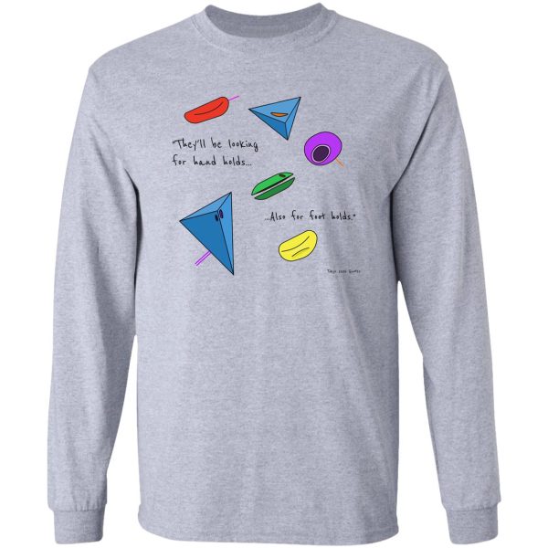 looking for hand holds... (colour) long sleeve