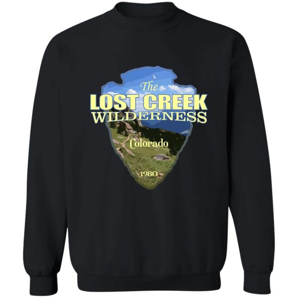 lost creek wilderness (arrowhead) sweatshirt