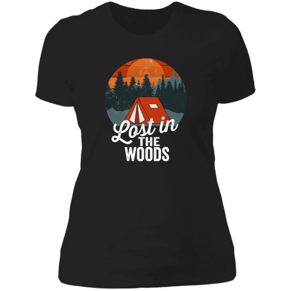 lost in the woods-summer. lady t-shirt