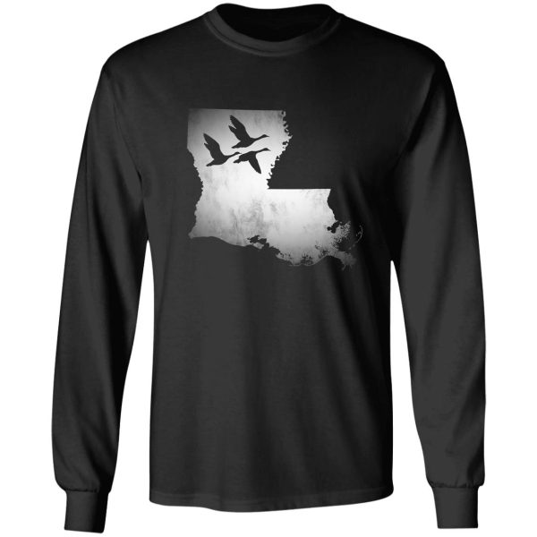 louisiana goose hunting funny natural long sleeve