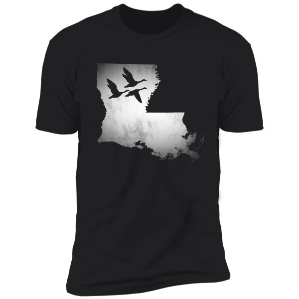 louisiana goose hunting funny natural shirt