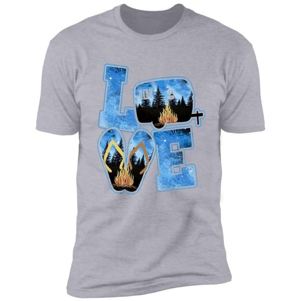 love campfire life, campfire, camping, i love camping shirt