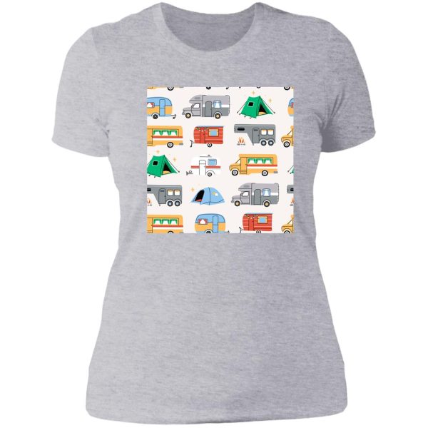 love camping lady t-shirt