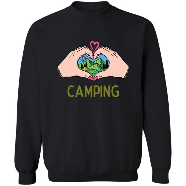 love camping sweatshirt