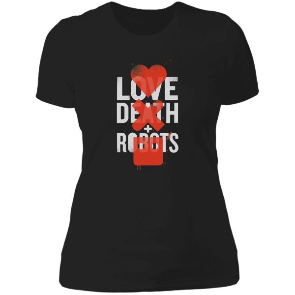 love death and robots lady t-shirt