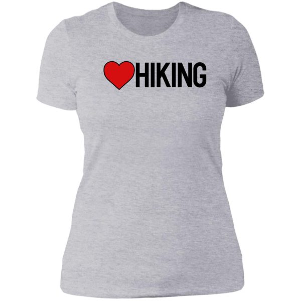 love hiking - camper hiker lady t-shirt