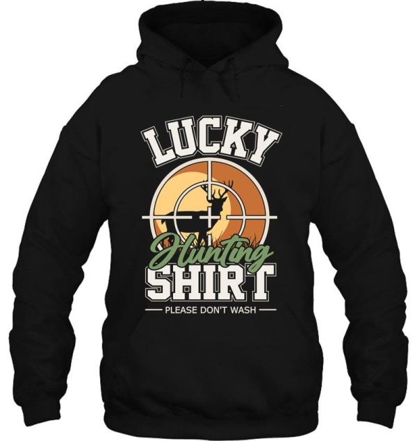 lucky hunting shirt funny deer hunter hoodie