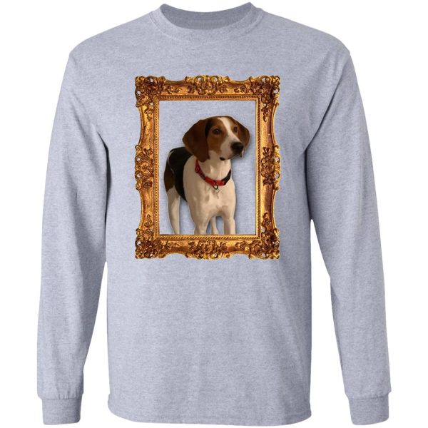 majestic treeing walker coonhound dog picture frame art tree walker long sleeve