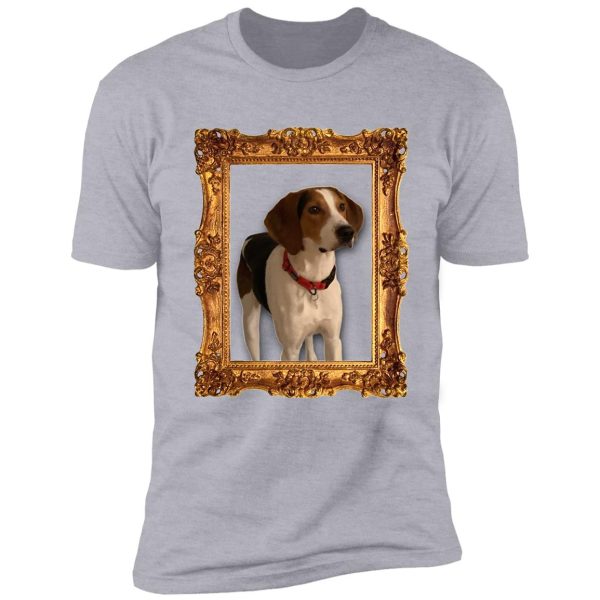 majestic treeing walker coonhound dog picture frame art tree walker shirt