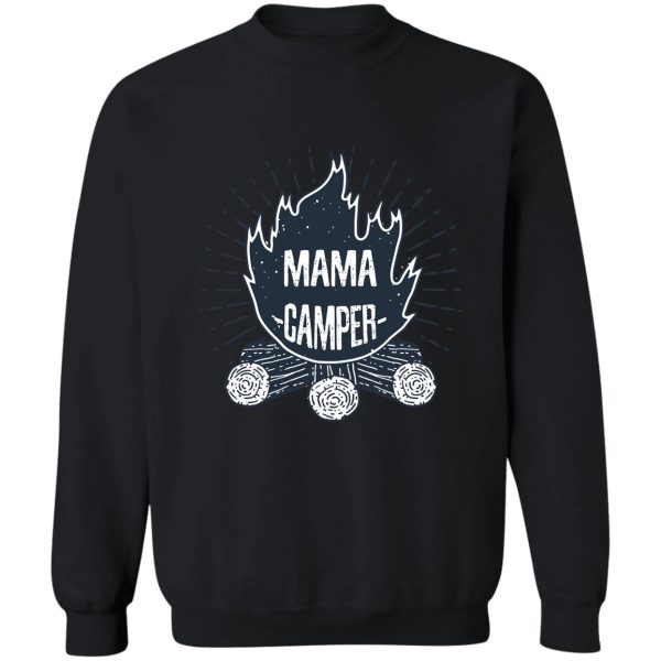 mama papa happy camper-t shirt sweatshirt