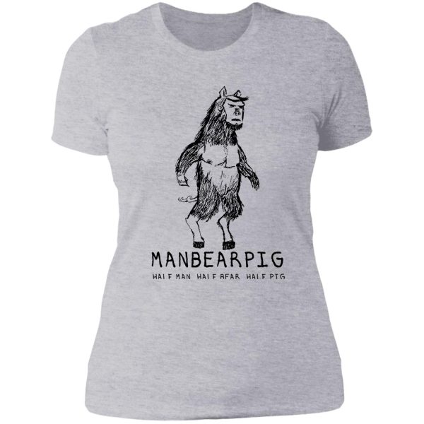 manbearpig lady t-shirt