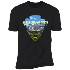 maroon bells-snowmass wilderness (arrowhead) shirt
