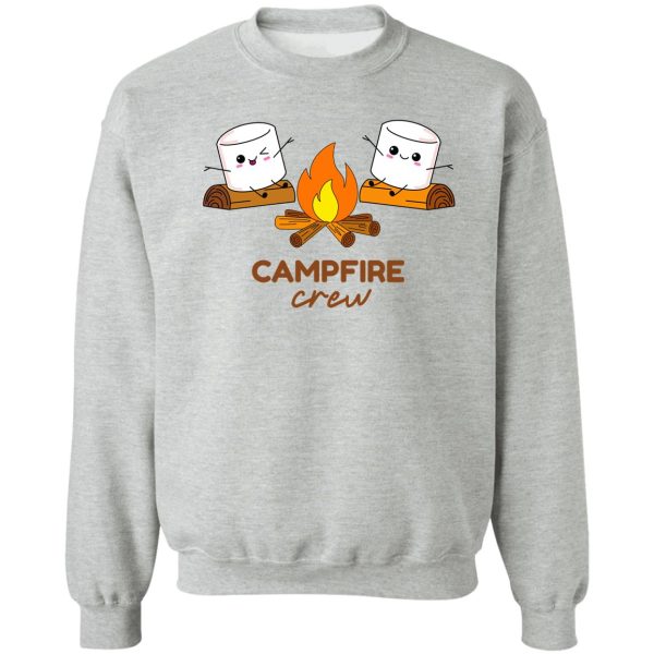 marshmallow campfire crew sweatshirt