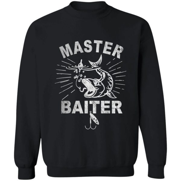 master baiter t shirt funny fishing addicts shirt sporting tee shirts sweatshirt