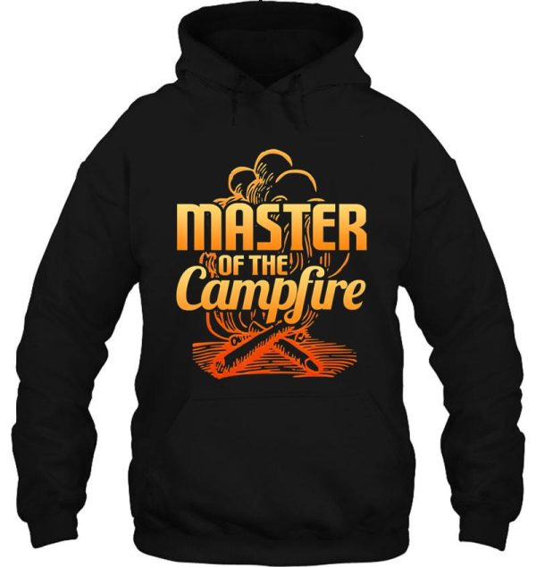 master of the campfire camping camper vintage hoodie