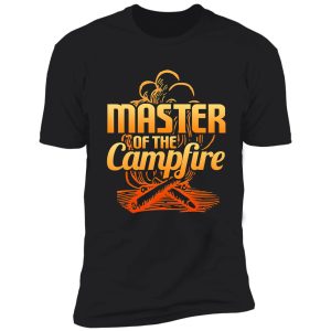 master of the campfire camping camper vintage shirt