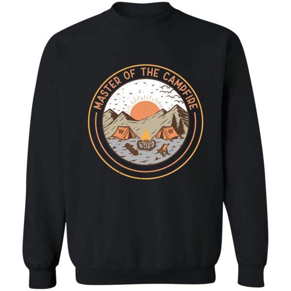 master of the campfire camping shirt vintage camper sweatshirt