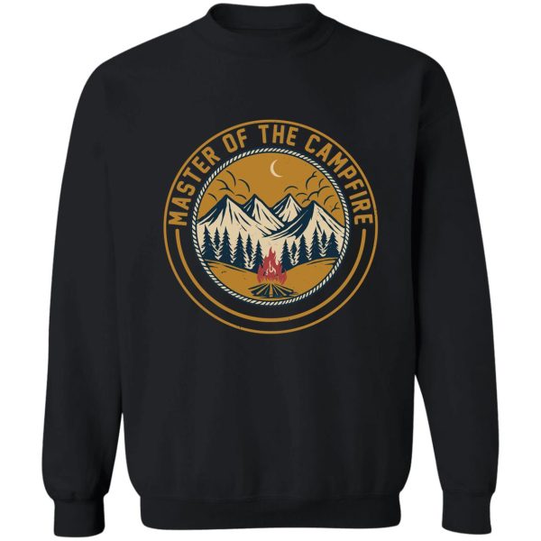 master of the campfire camping shirt vintage camper sweatshirt