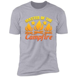 master of the campfire graphic camping t-shirt shirt