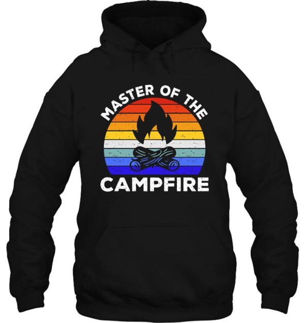 master of the campfire iv - camping outdoors hoodie
