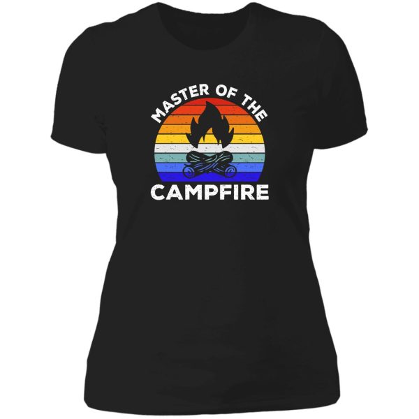 master of the campfire iv - camping outdoors lady t-shirt