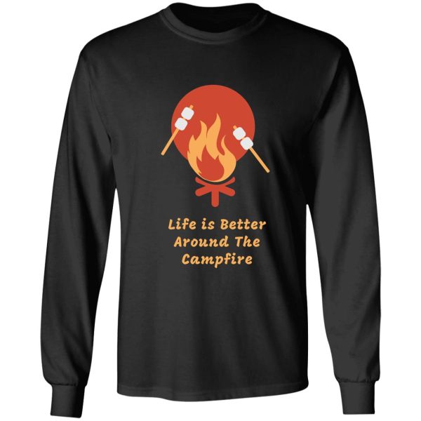 master of the campfire shirt for fathers day gift - master of the campfire tshirt for men - funny camping t shirt for him - camping gift campfire long sleeve