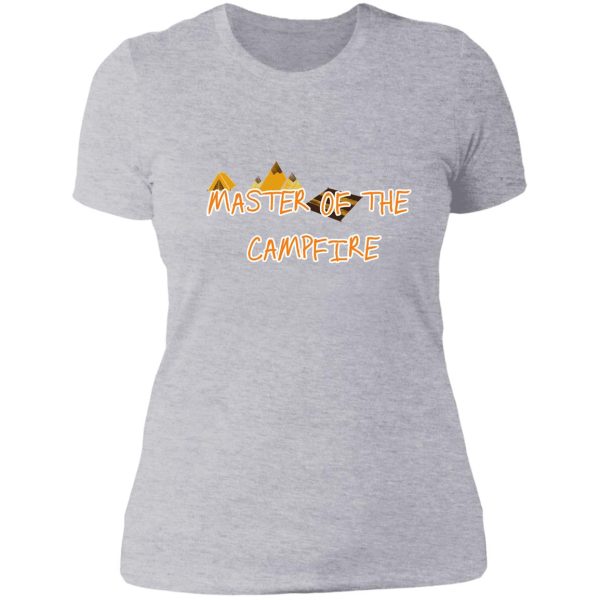 master of the campfire stickers lady t-shirt