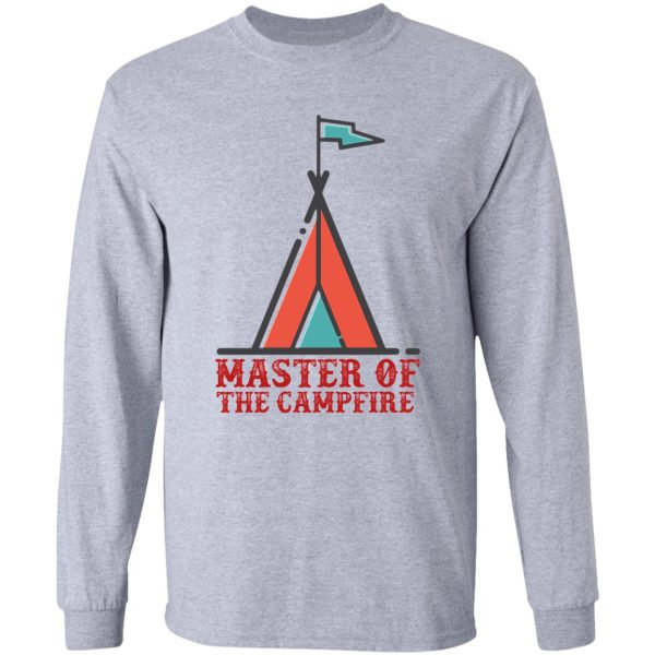 master of the campfire stickers long sleeve