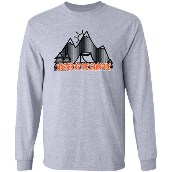 master of the campfire stickers long sleeve