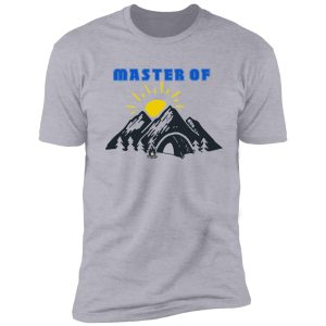 master of the campfire stickers shirt