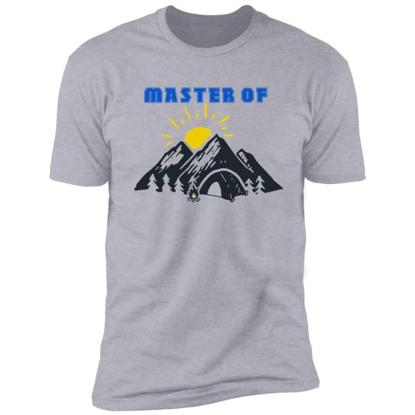 master of the campfire stickers shirt