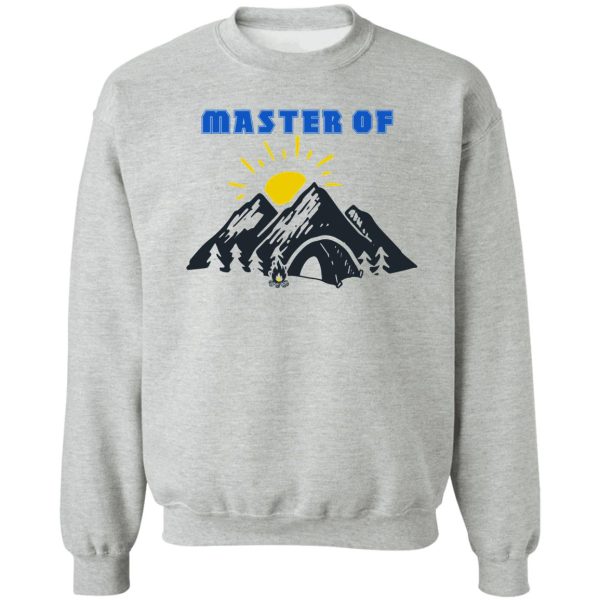 master of the campfire stickers sweatshirt