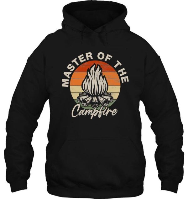 master of the campfire vintage camping camper hoodie