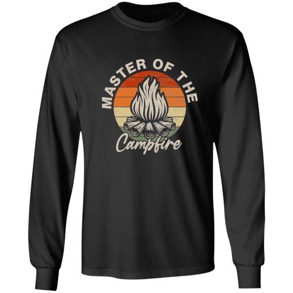 master of the campfire vintage camping camper long sleeve