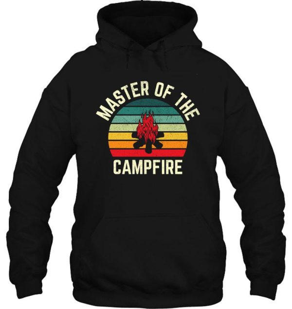 master of the campfire vintage camping hoodie