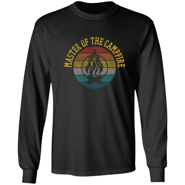 master of the campfire vintage camping scout camper long sleeve