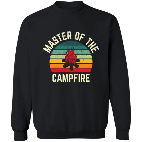 master of the campfire vintage camping sweatshirt