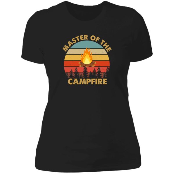 master of the campfire vintage lady t-shirt