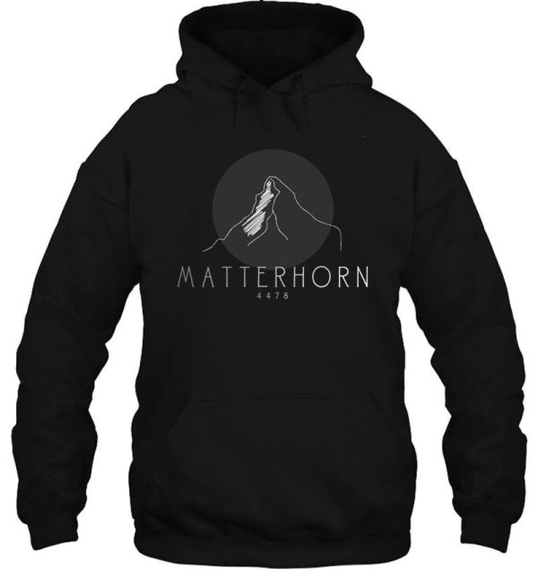 matterhorn alps hikers mountaineering hoodie