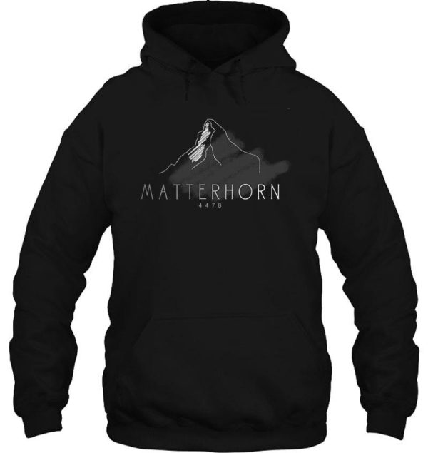 matterhorn alps hiking beginner hoodie