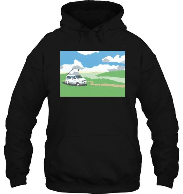 mazda bongo friendee camper van collage picture hoodie