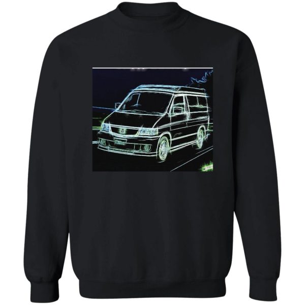 mazda bongo friendee campervan neon design sweatshirt