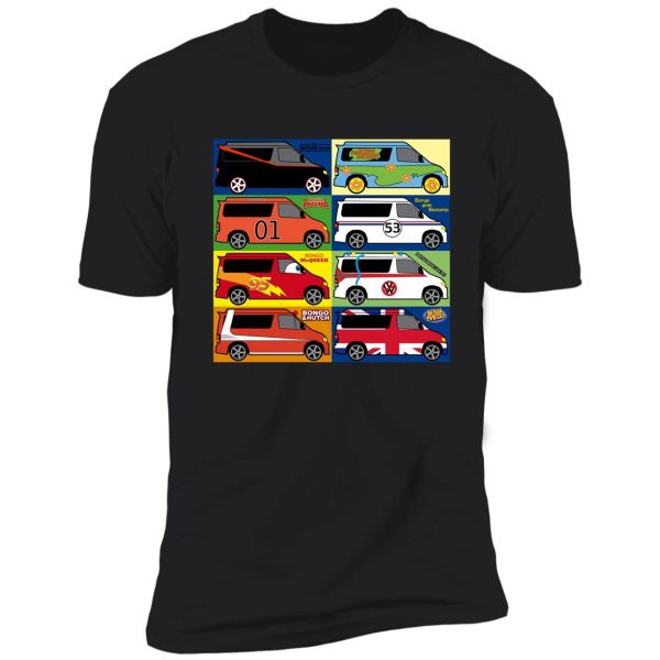 mazda bongo iconic decal designs shirt