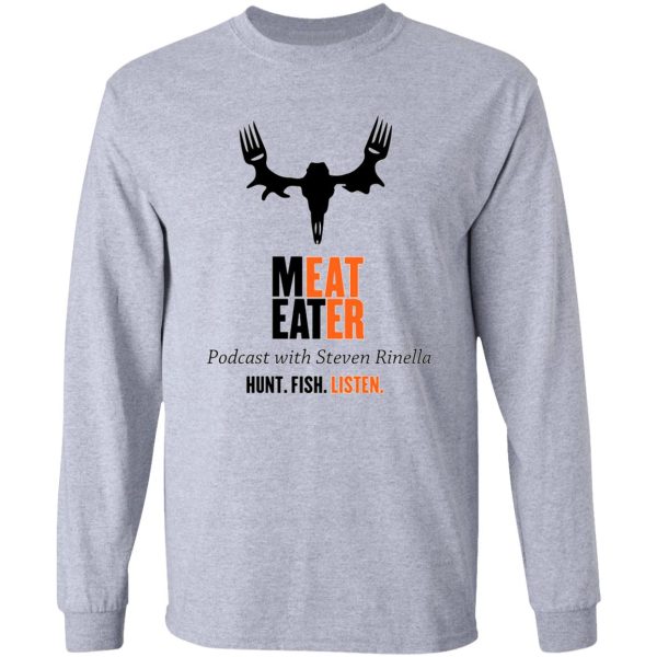 meat eater hunting podcast logo long sleeve
