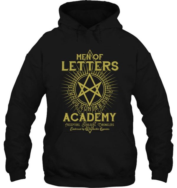 men of letters academy hoodie