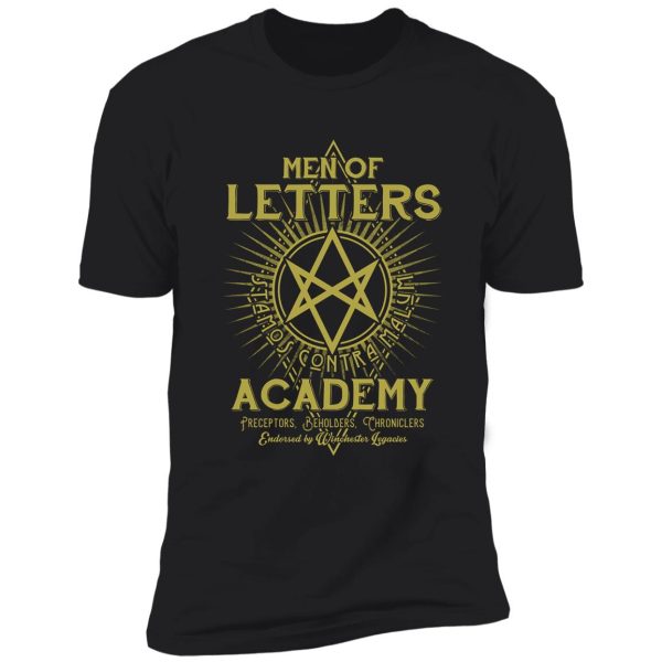 men of letters academy shirt