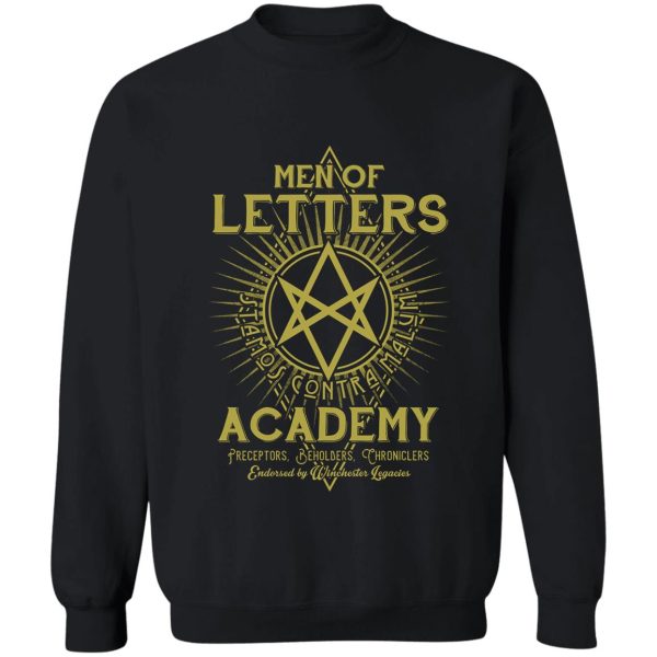 men of letters academy sweatshirt