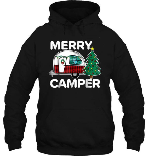 merry-camper-vintage-camper-christmas-tree-decor hoodie