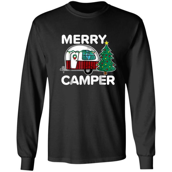 merry-camper-vintage-camper-christmas-tree-decor long sleeve